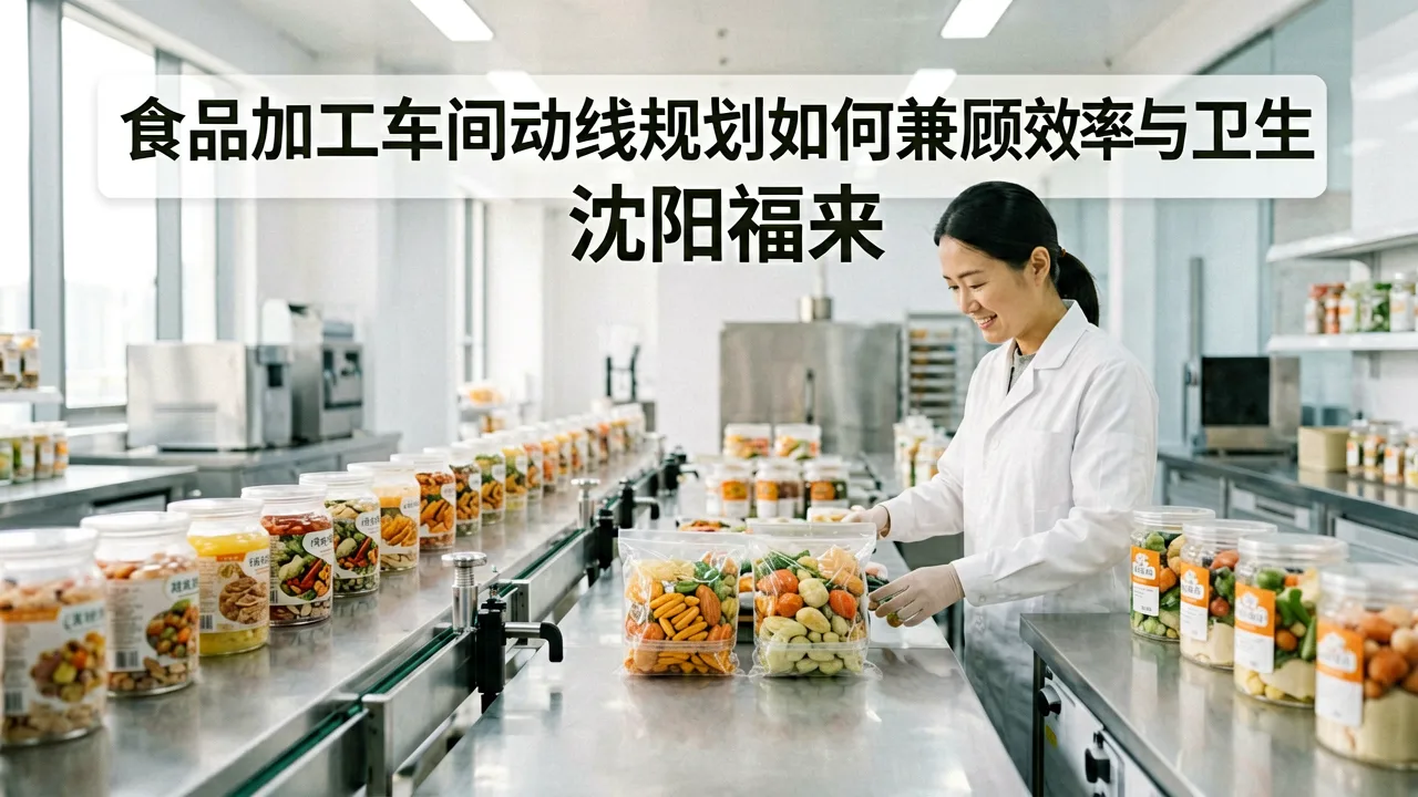 食品加工车间动线规划如何兼顾效率与卫生